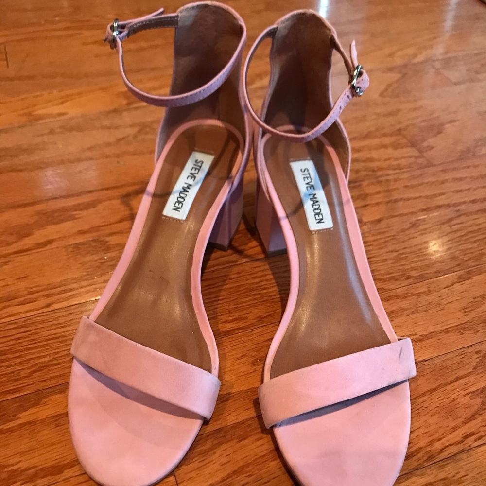 Steve Madden Pink Block Heels